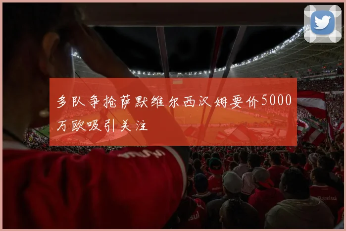多队争抢萨默维尔西汉姆要价5000万欧吸引关注